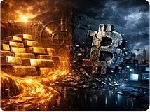 避险资产分化：黄金历史性飙升vs.比特币身份危机